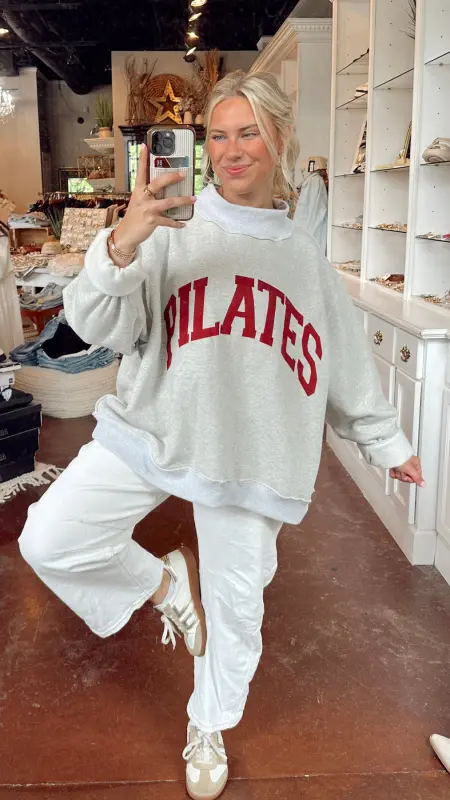 The Yogalates Mock Neck Pullover-7973121294406