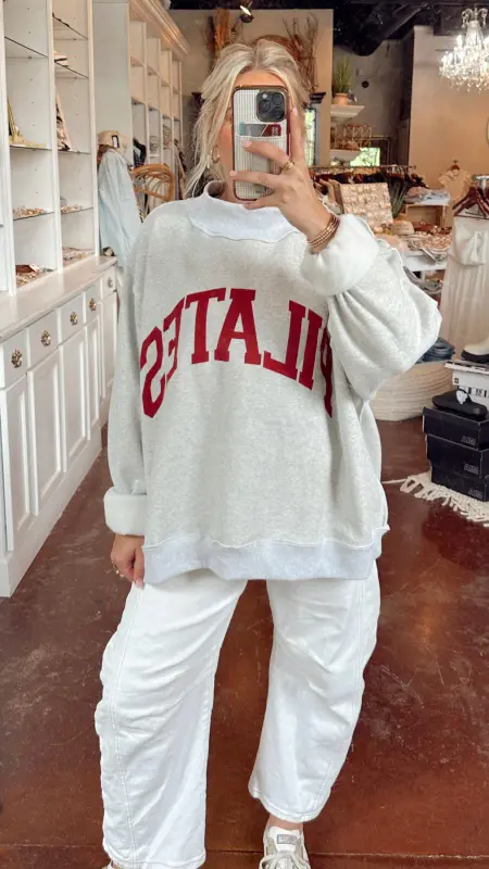 The Yogalates Mock Neck Pullover