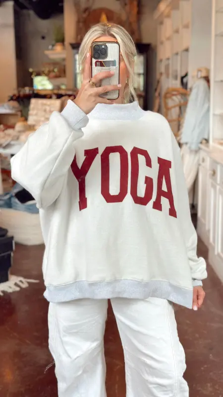The Yogalates Mock Neck Pullover