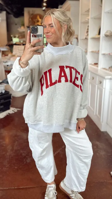 The Yogalates Mock Neck Pullover