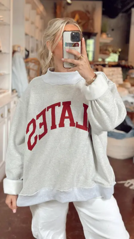 The Yogalates Mock Neck Pullover