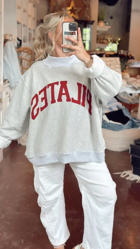 The Yogalates Mock Neck Pullover