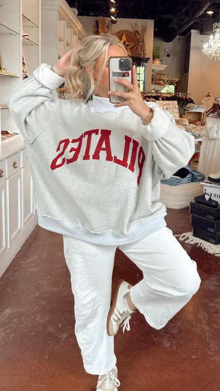 The Yogalates Mock Neck Pullover