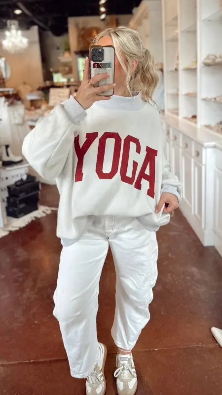 The Yogalates Mock Neck Pullover